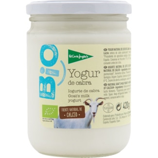 Iogurte de Cabra Biológico frasco 420 g - El Corte Inglés Bio