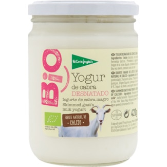 Iogurte de Cabra Desnatado Biológico frasco 420 g - El Corte Inglés Bio