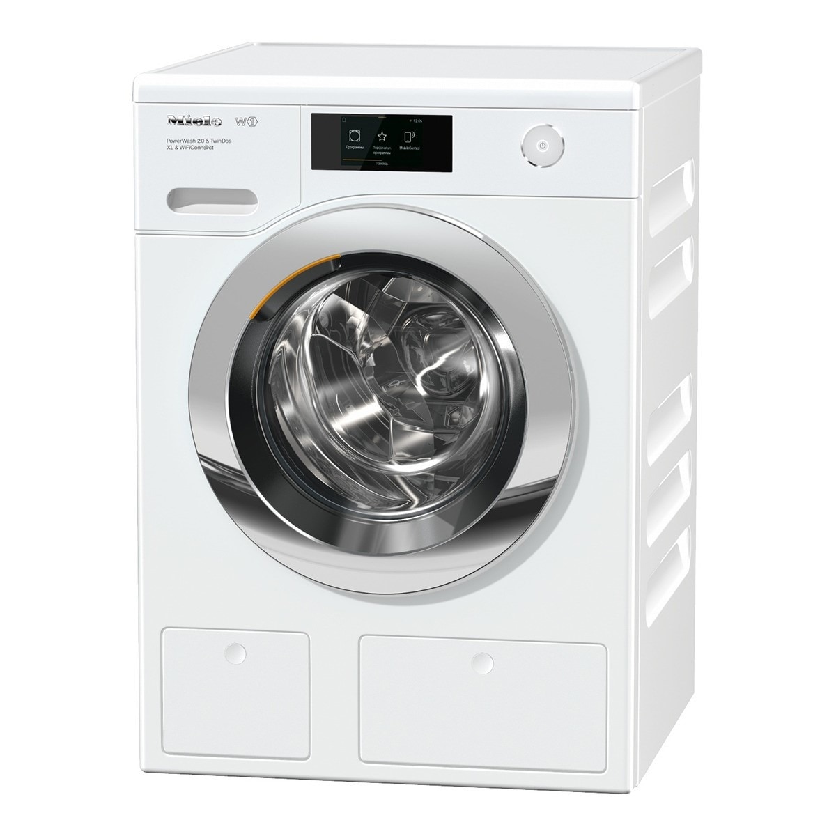 Máquina de Lavar Roupa Miele WCR860 WPS PWash2.0&TDos XL&WiFi Carga Frontal de 9 kg e 1600 rpm - Branco Lótus Branco-1