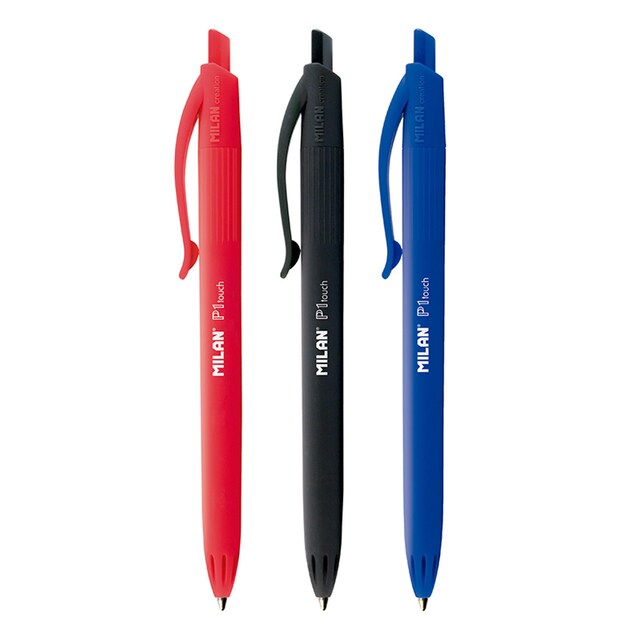 Imagen 0 de Pack de 4 Bolígrafos P1 Touch con Tacto de Goma Milán