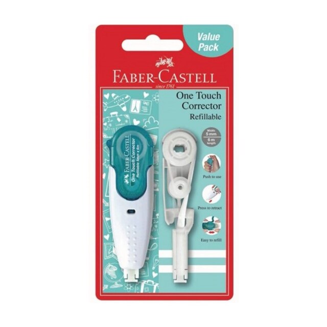 Imagem 0 de Corrector em Fita Recarregável Faber-Castell