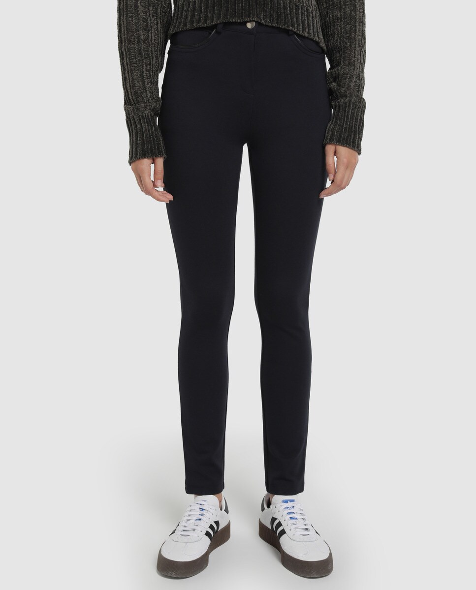 Pantalón de mujer de punto roma cinco bolsillos · Easy Wear · El Corte  Inglés