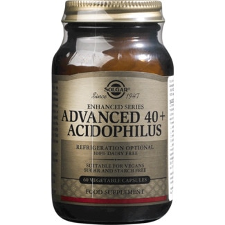 Advanced 40+ Acidophilus frasco 60 cápsulas - Solgar