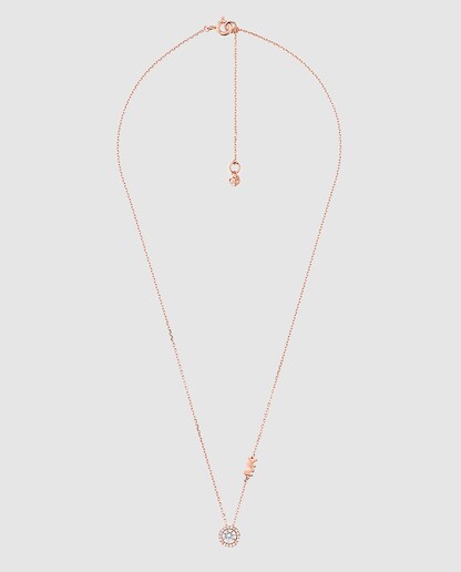 Imagem 0 de Colar Premium de Prata e Zircónia - Rosa