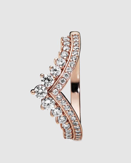 Anillo Corona Azul de Cenicienta de Disney | Pandora ES