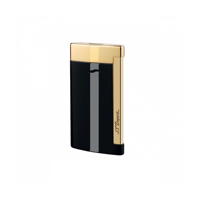 Imagem 0 de Isqueiro Slim 7 preto e dourado