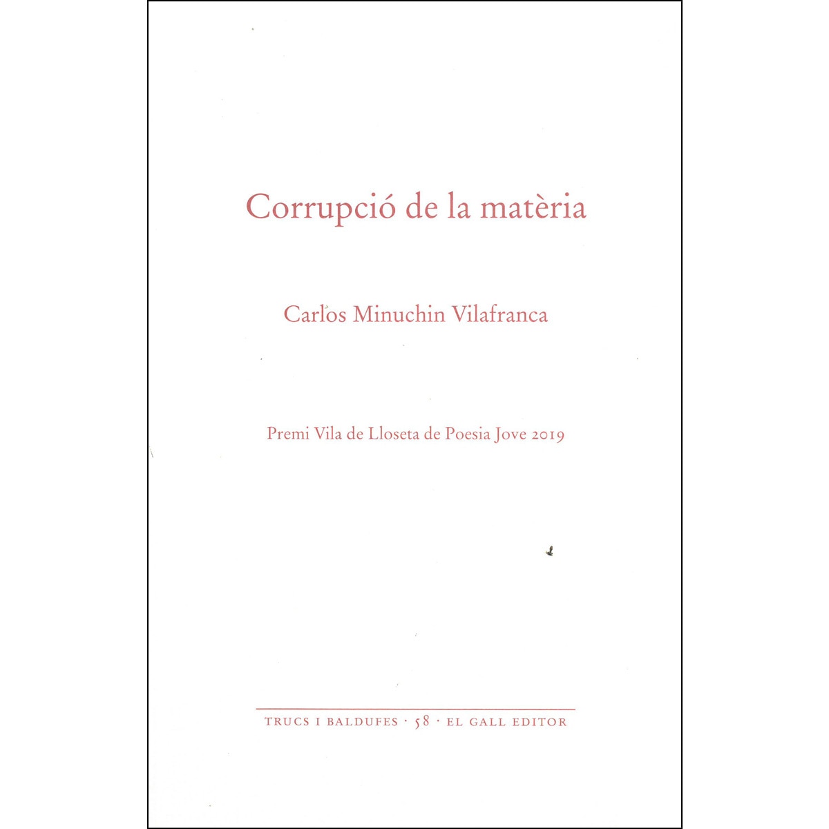Corrupcis de la mathria(Tapa blanda) 1