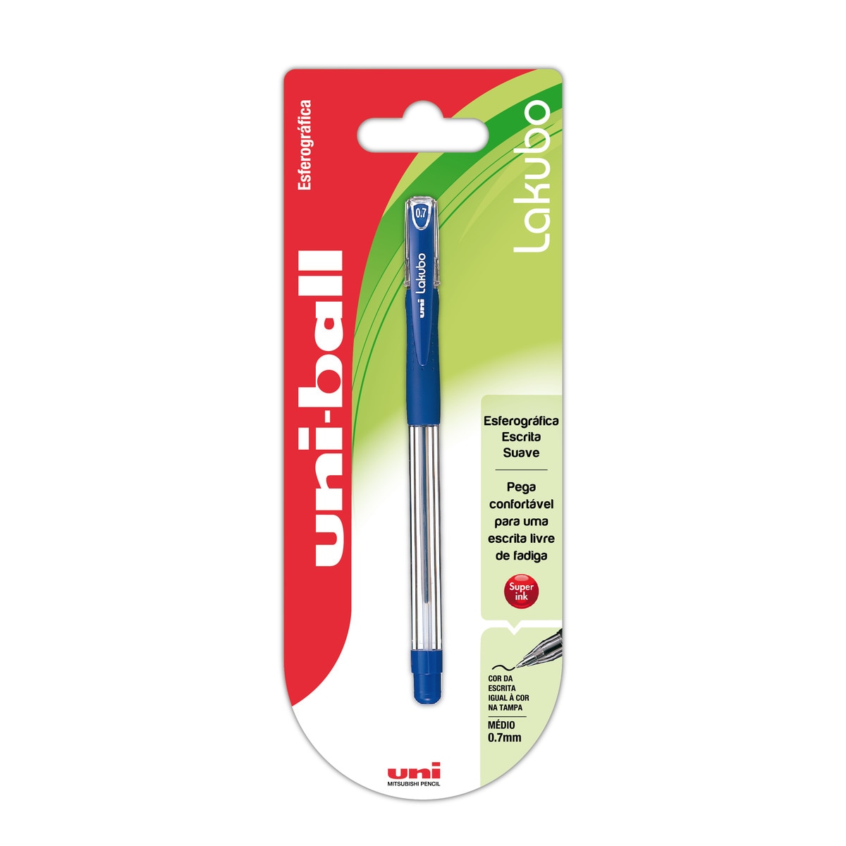 Imagem 0 de Esferográfica Uni-ball SG 100 Labuko Escrita Suave - Azul