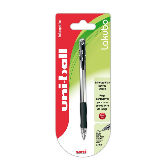 Imagem 0 de Esferográfica Uni-ball SG 100 Labuko Escrita Suave - Preto