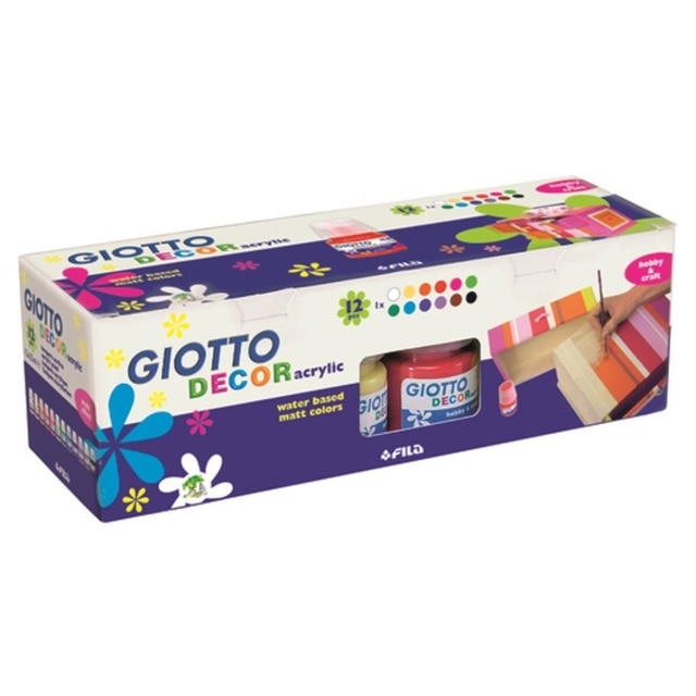 Imagem 0 de Guaches Acrílico 12 x 25 ml Giotto