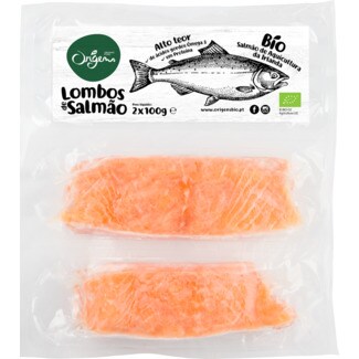 Origens Lombos de Salmão Biológico embalagem 200 g
