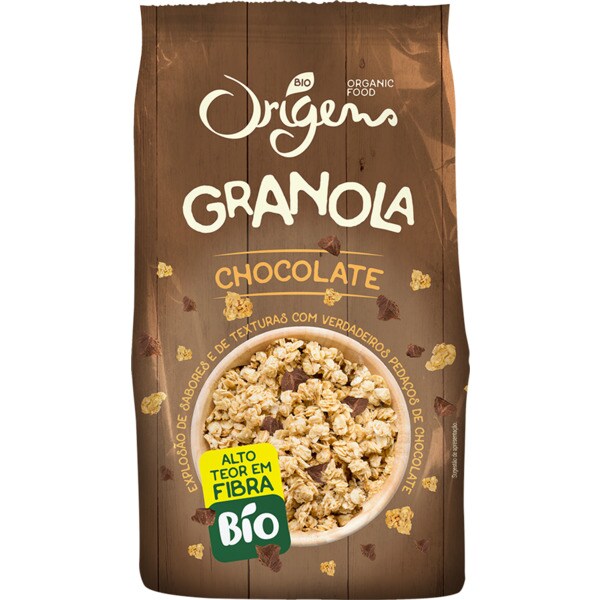 Comprar Granola com Chocolate Biológica embalagem 300 g · Origens