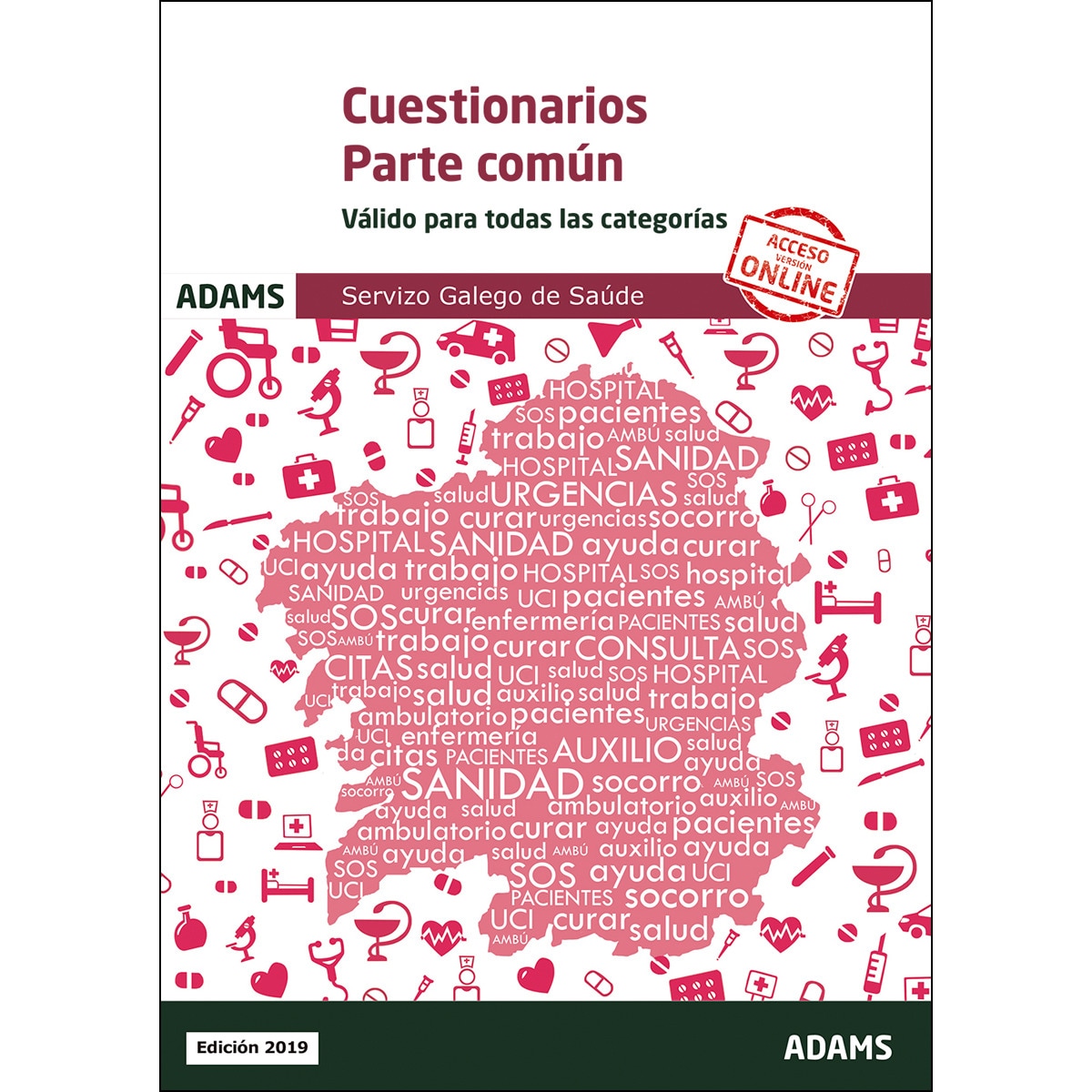 Imagem 0 de Cuestionario común jurídico del servizo galego de saùde(Tapa blanda)