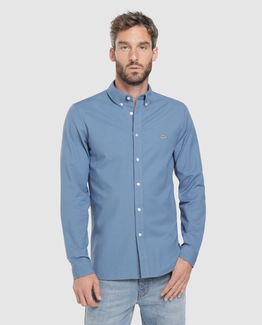 camisas hombre lacoste el corte ingles