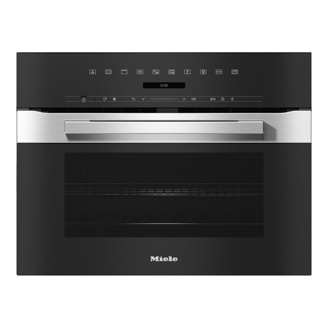 Imagem 0 de Forno com Micro-ondas Miele H 7240 BM EDST/CLST Multifunções de 43 Litros - Aço Inox CleanSteel