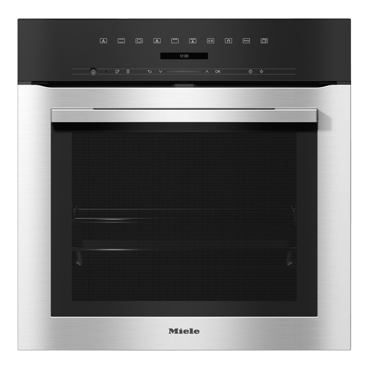 Forno Multifunções Miele H 7164 BP Pirolítico com Display DirectSensor S e Wi-Fi Miele@home e de 76 Litros - Aço Inox CleanSteel Aço inoxidável-1