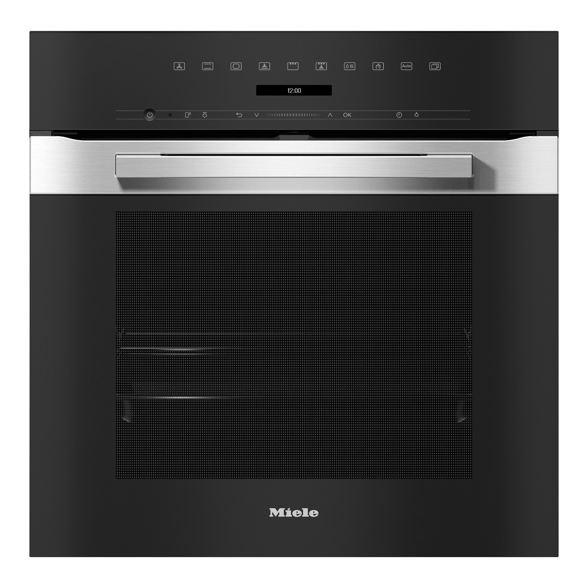 Forno Multifunções Miele H 7264 BP Wifi Pirolítico e com Display DirectSensor S de 76 Litros - Aço Inox CleanSteel Aço inoxidável-1