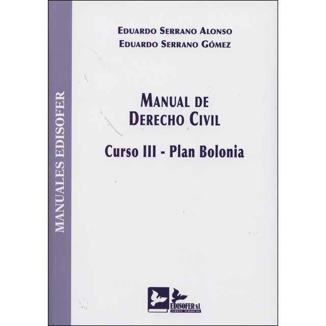 Imagen 0 de Manual de derecho civil. Curso iii plan bolonia