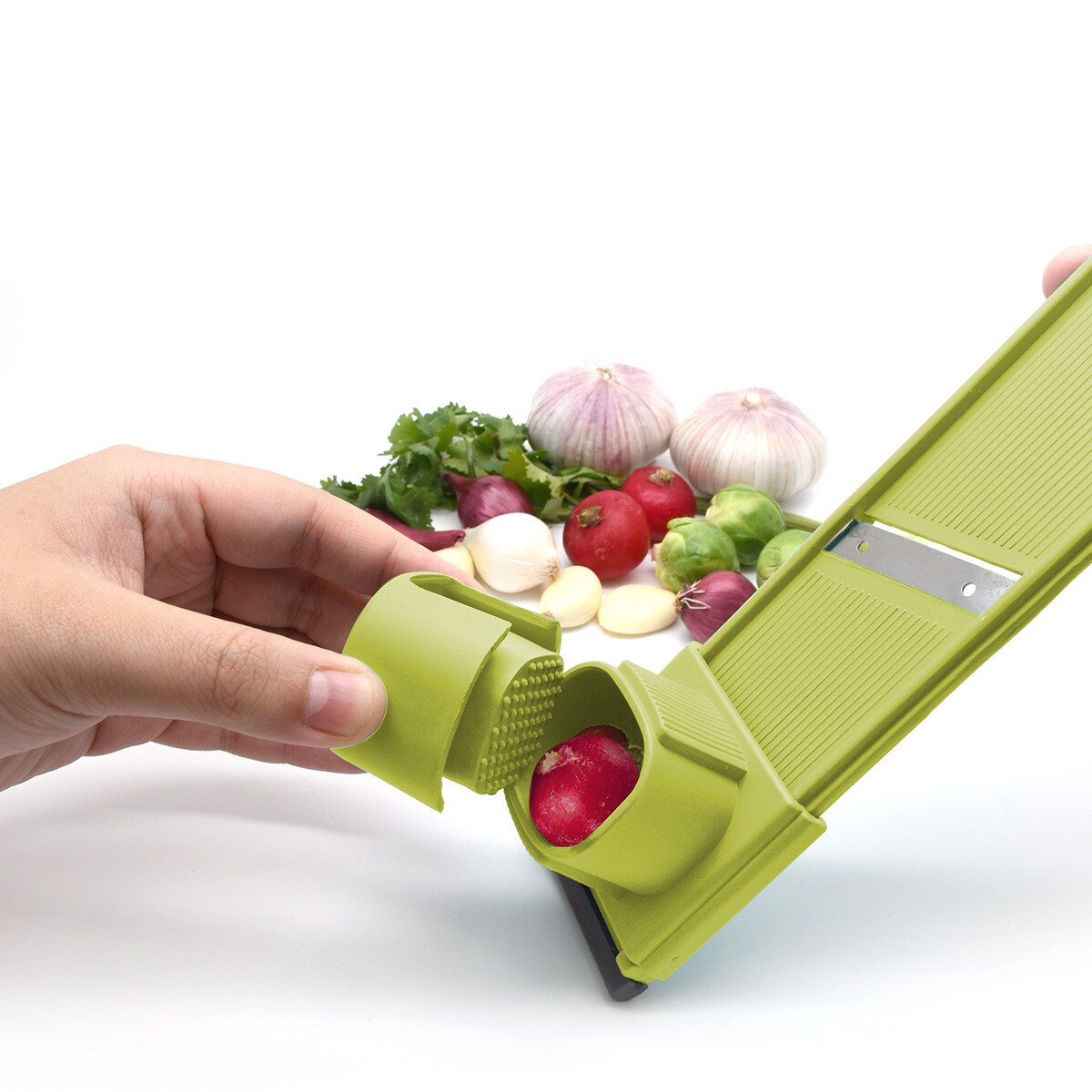 Mini mandolina 2 en 1 Fackelmann Verde-3