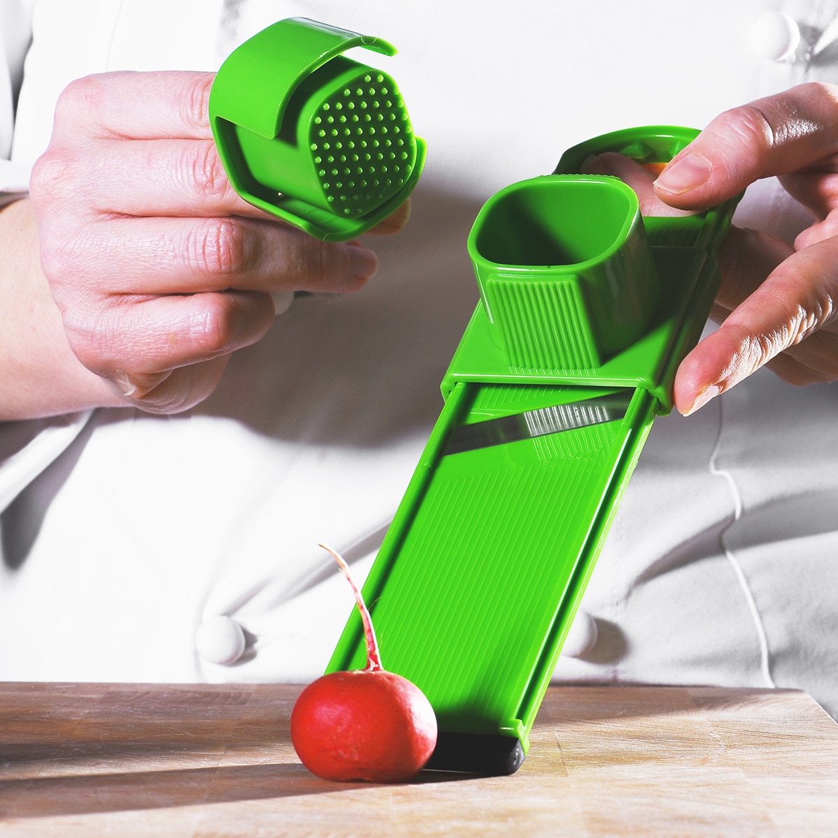 Mini mandolina 2 en 1 Fackelmann Verde-4