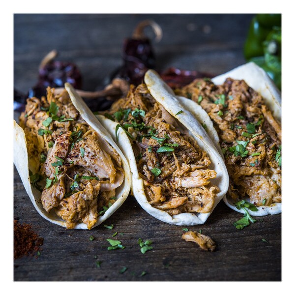 Original Recipe kit tacos de tinga de ternera incluye relleno tortillas de trigo y salsa envase 505 g