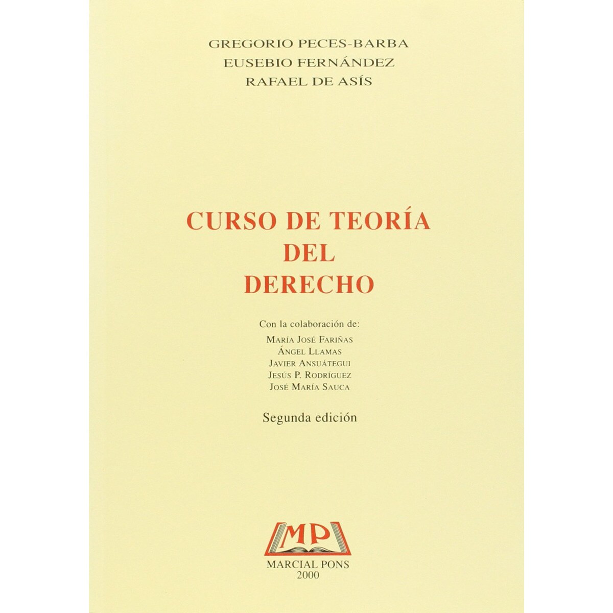 Curso De Teoria Del Derecho Ed2ª 1
