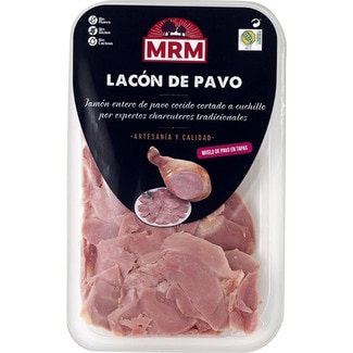 lacón de pavo en tapas cortado a cuchillo sin gluten sin lactosa envase 180 g - Mrm