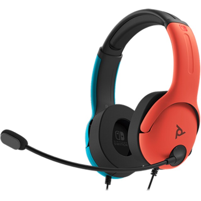 Imagem 0 de Auscultadores LVL40 com Fio para Nintendo Switch - Azul / Vermelho