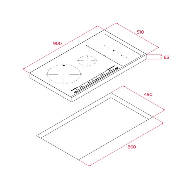 Placa de inducción Teka IZS 96600 MSP Slide Cooking · Hipercor