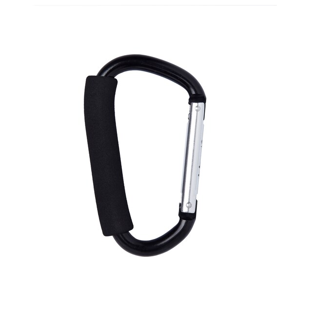 Imagem 0 de Mosquetão de segurança para carrinho de passeio preto