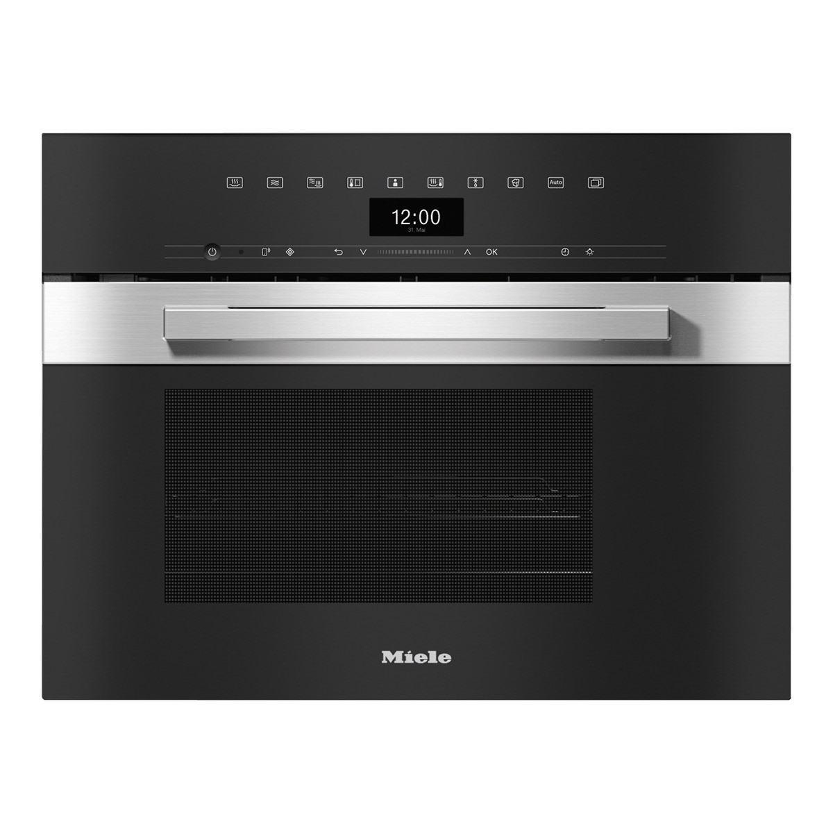 Forno a Vapor com Micro-ondas Miele DGM 7440 EDST/CLST DualSteam de 40 Litros - Aço Inox CleanSteel Aço inoxidável-1
