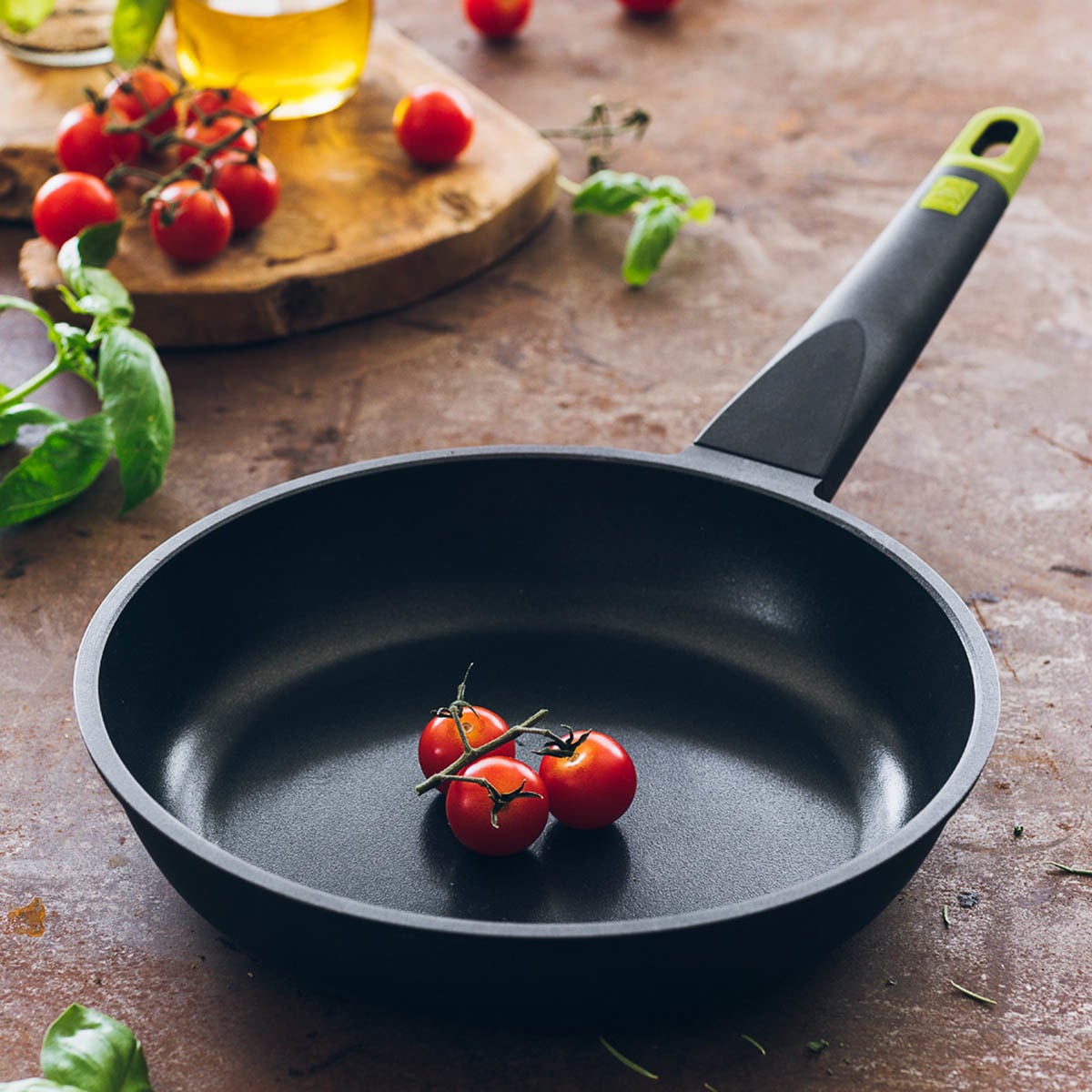 Imagen 0 de Sartén de aluminio fundido Foodie Bra Negro