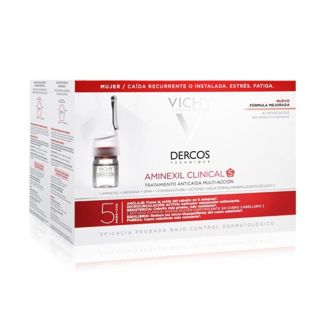 Imagem 0 de 42 Ampolas Anti-queda Dercos Aminexil Clinical Mulher Vichy