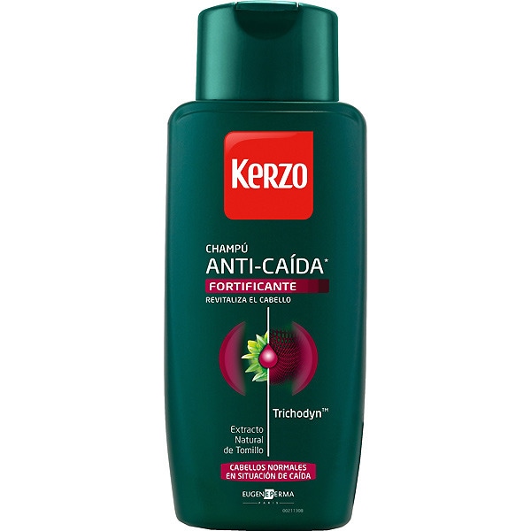 champú anticaída Fortificante con Trichodyn y extracto natural de Tomillo frasco 400 ml para cabellos normales en situación de caida