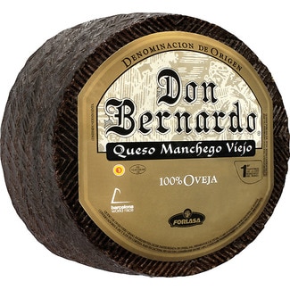 Oro queso viejo 100% oveja DOP Queso Manchego peso aproximado pieza 3 kg elaborado con leche pasteurizada - Don Bernardo