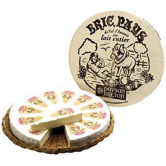 queso francés brie de vaca elaborado con leche cruda peso aproximado pieza 2,7 kg - Brie Pays