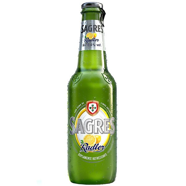 Radler cerveza rubia con zumo de limón natural botella 33 cl