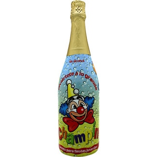 refresco multifrutas con gas botella 75 cl (envase de vidrio) - Champin