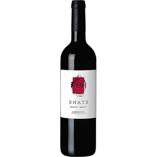 vino tinto merlot-merlot DO Somontano botella 75 cl - Enate