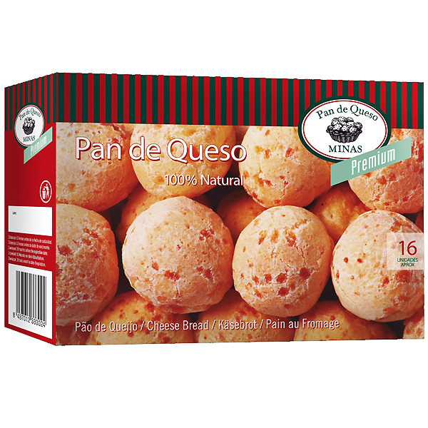 pan de queso sin gluten16 unidades aprox. estuche 400 g