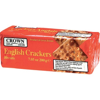 English Crackers paquete 200 g - Crown