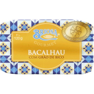 Bacalhau com Grão de Bico lata 120 g - Briosa