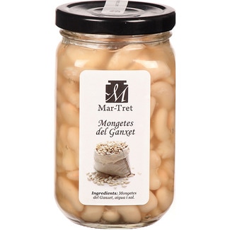 judías del Ganxet cocidas frasco 340 g - Mar-tret