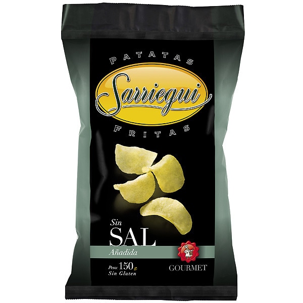 patatas fritas con aceite de oliva virgen extra sin sal bolsa 150 g