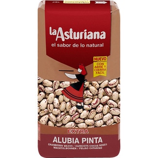 alubia pinta agarbanzada paquete 1 kg - La Asturiana