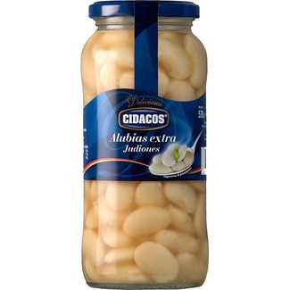 judión cocido al natural frasco 400 g - Cidacos