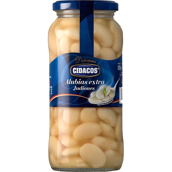 judión cocido al natural frasco 400 g