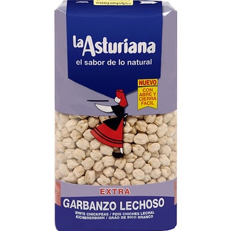 garbanzo lechoso paquete 1 kg - La Asturiana
