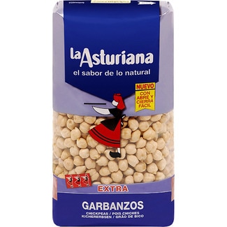 garbanzo superior paquete 1 kg - La Asturiana