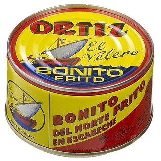 bonito del norte frito en escabeche lata 260 g neto escurrido - Ortiz